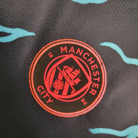 Maillot Manchester City extérieur 2023 2024 manches longues