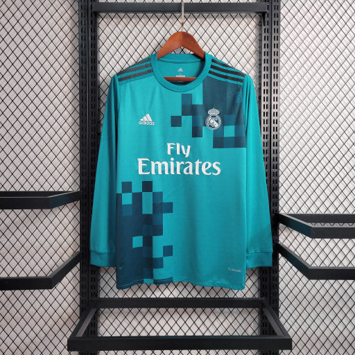 Maillot Real Madrid 2017 2018 manches longues retro