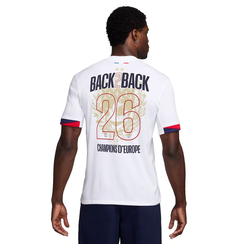 Maillot PSG 2 Étoiles – Champions d’Europe BACK2BACK – Extérieur ⭐️⭐️
